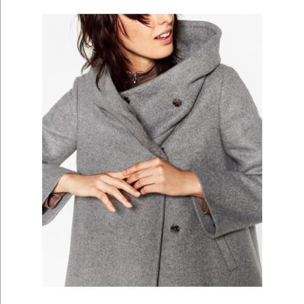 ZARA Basic outwear hooded coat